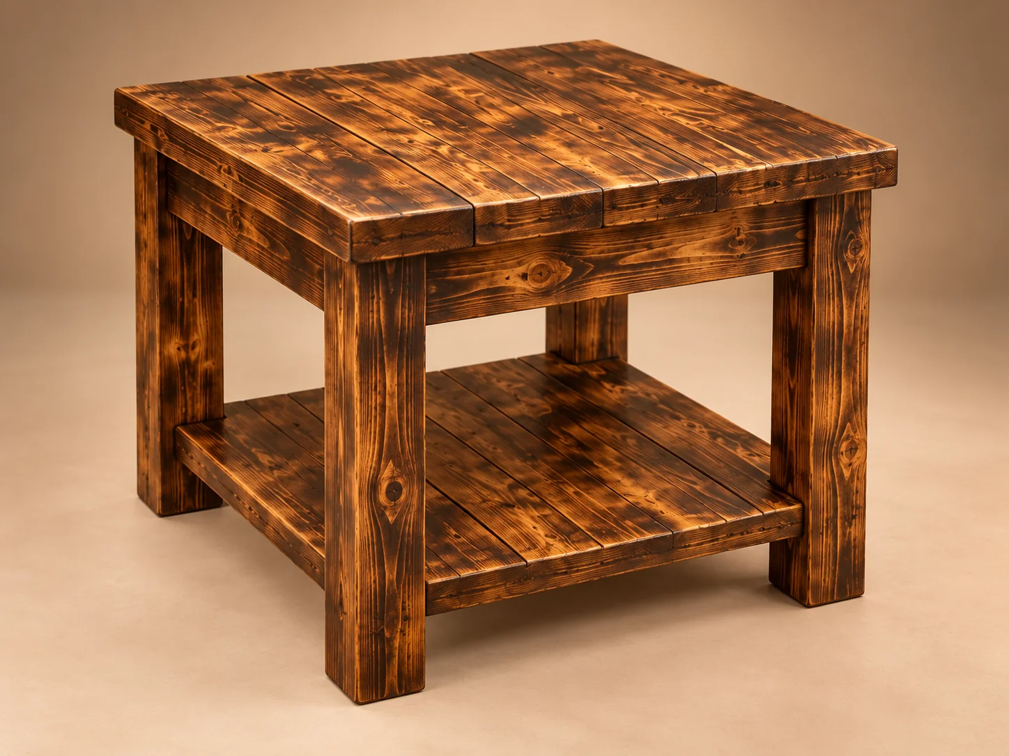 Square side table design example